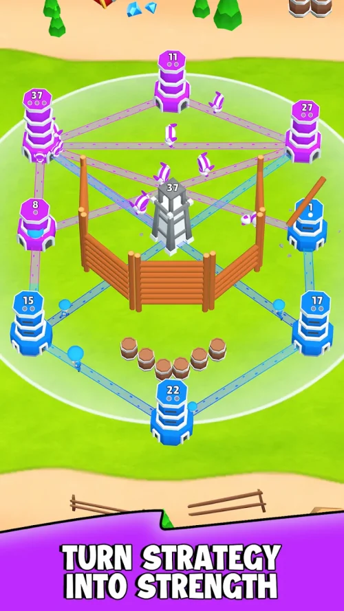 Human vs Robot: Tower war