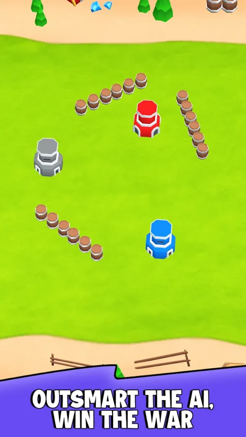 Human vs Robot: Tower war