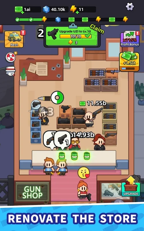 Mafia Shop Tycoon: idle game