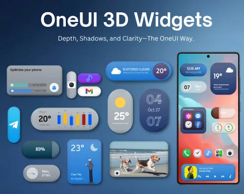 OneUI 3D Widgets