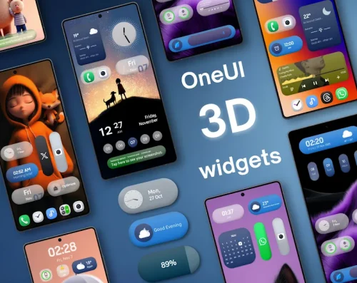 OneUI 3D Widgets