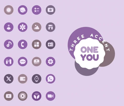 OneYou Three Accent Icons