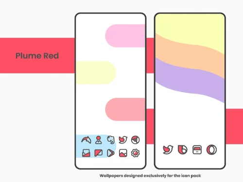 Plume Red – Icon Pack