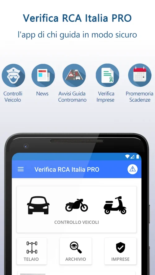 Verifica RCA Italia PRO