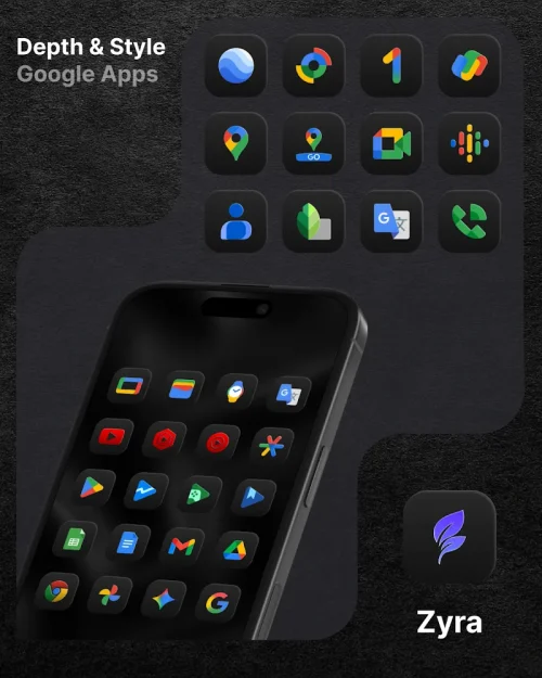 ​Zyra  Icon Pack & Widgets