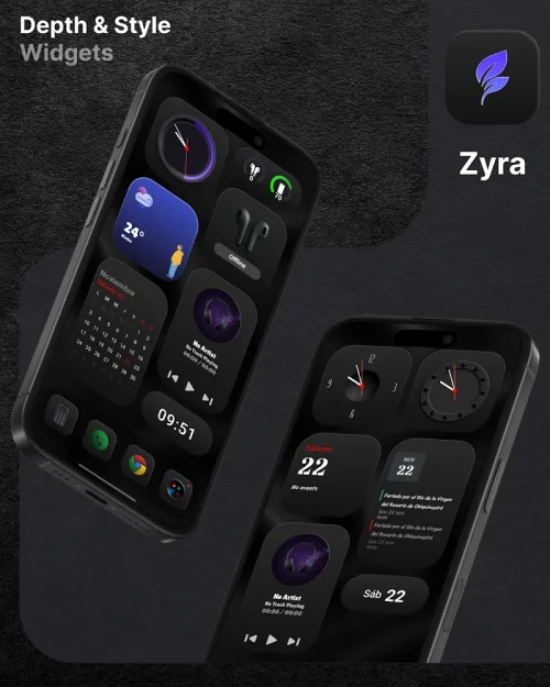 ​Zyra  Icon Pack & Widgets