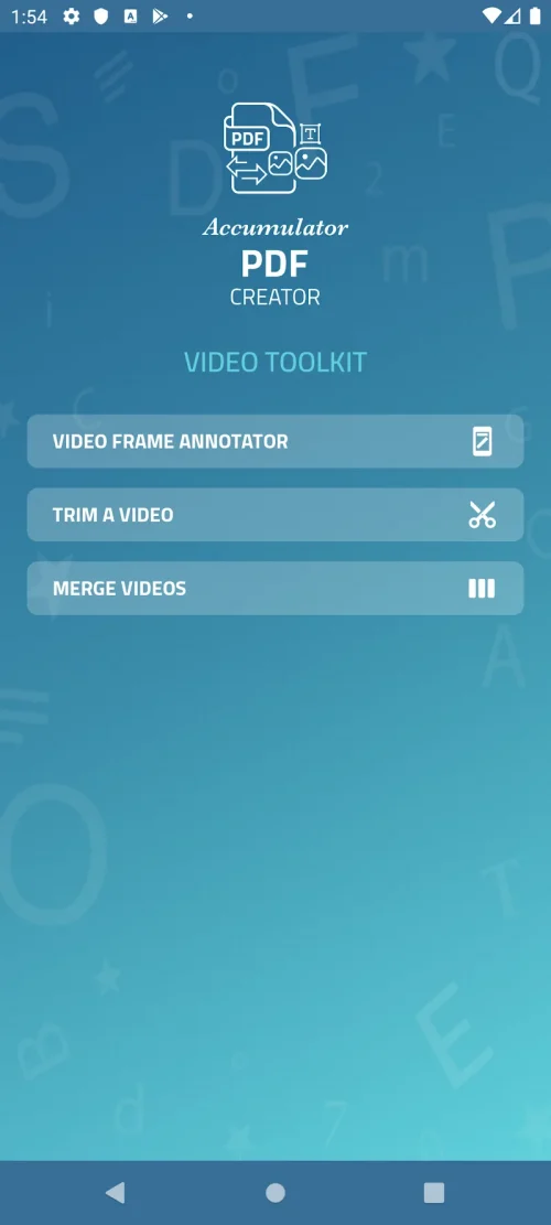 Accumulator PDF creator