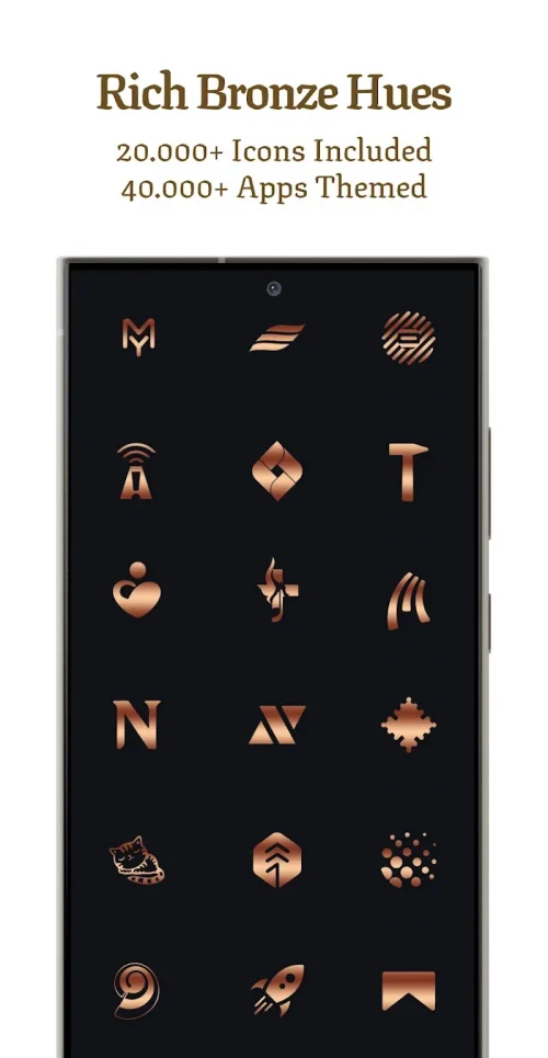 Bronze Copper Icon Pack
