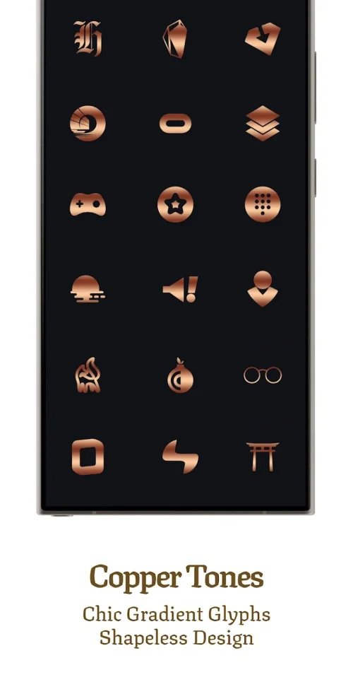 Bronze Copper Icon Pack