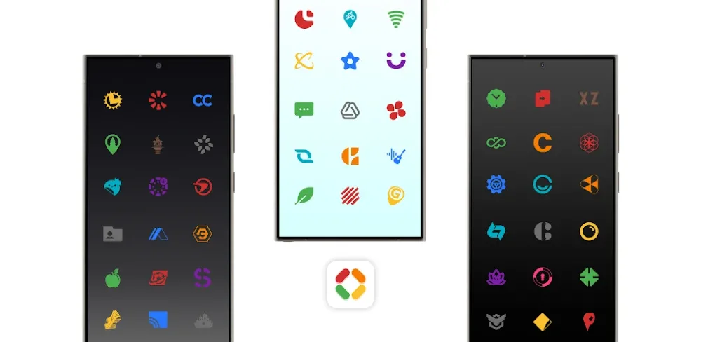 Colors Shapeless Icon Pack
