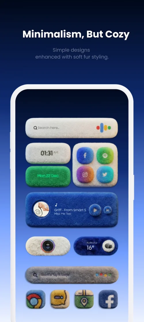 Fluffy Widgets KWGT