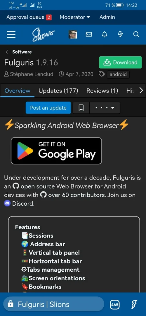 Fulguris Web Browser