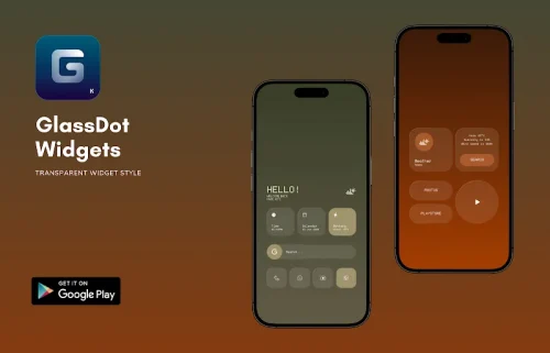 GlassDot Widgets For KWGT