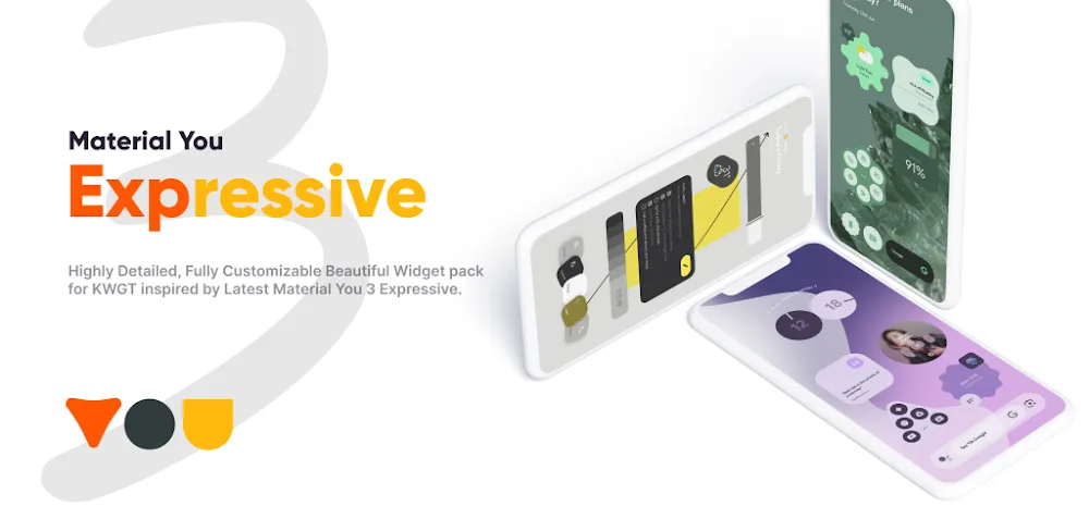 M3 Expressive Widgets for KWGT