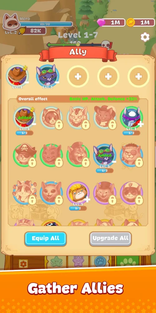 Meow Fury: Idle Cat Legends