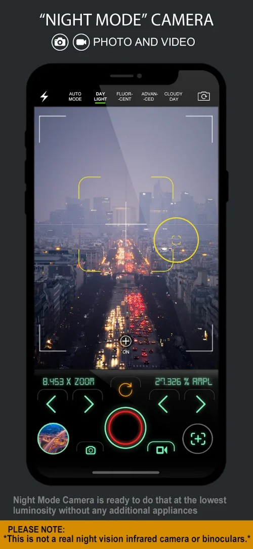 Night Mode Camera Photo Video