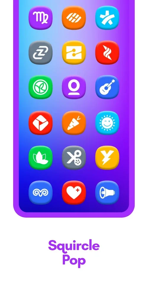 One 3D Color Icon Pack