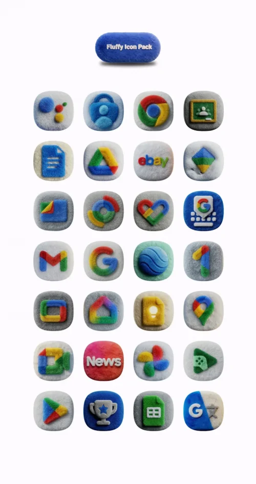 One UI Fluffy Icon Pack