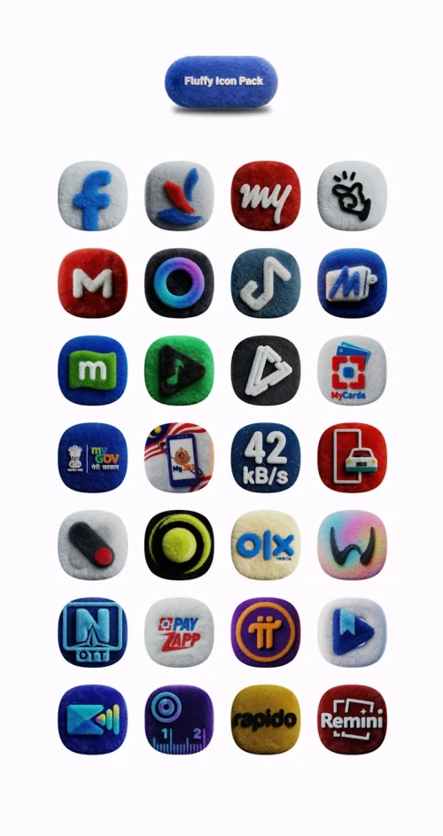 One UI Fluffy Icon Pack