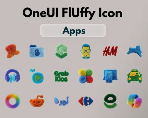 OneUI Fluffy Icons