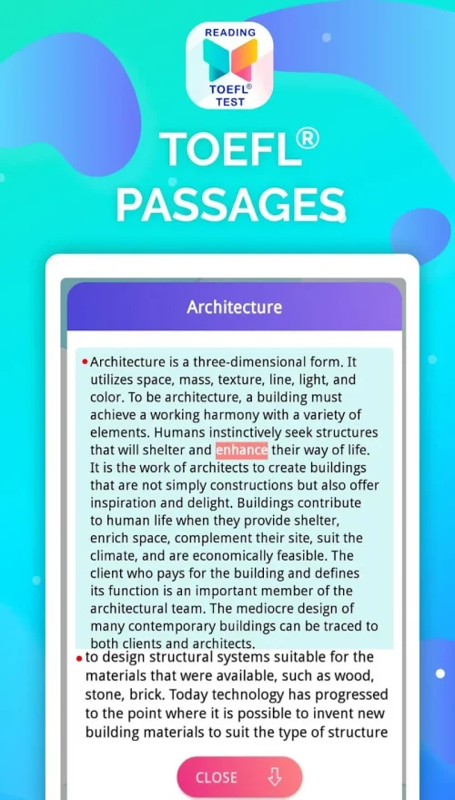 Reading – TOEFL® Prep Tests