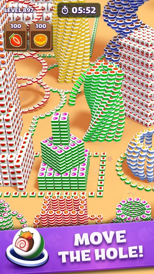 Tiles in Hole: Black Hole