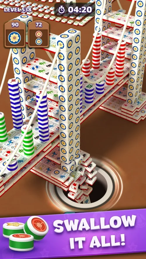 Tiles in Hole: Black Hole