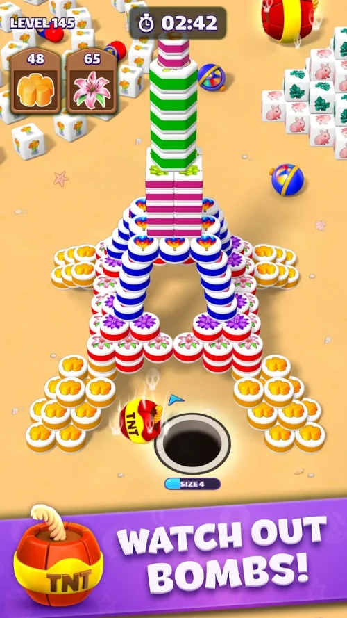 Tiles in Hole: Black Hole