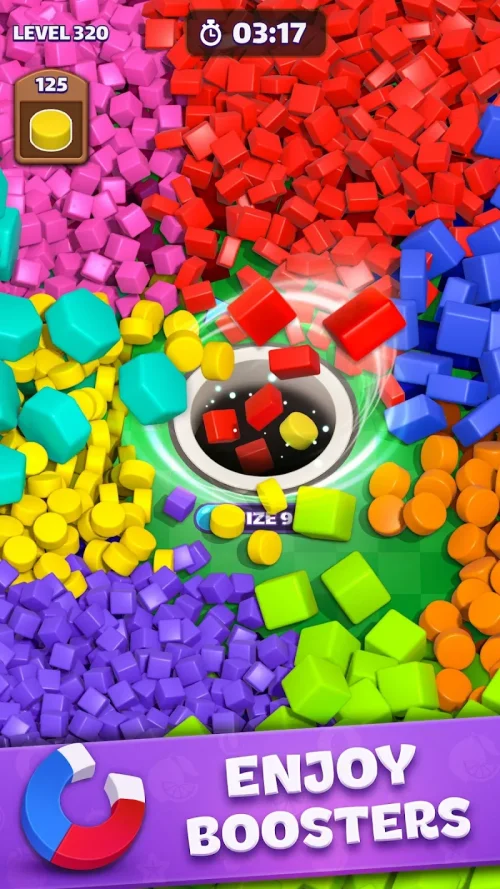 Tiles in Hole: Black Hole