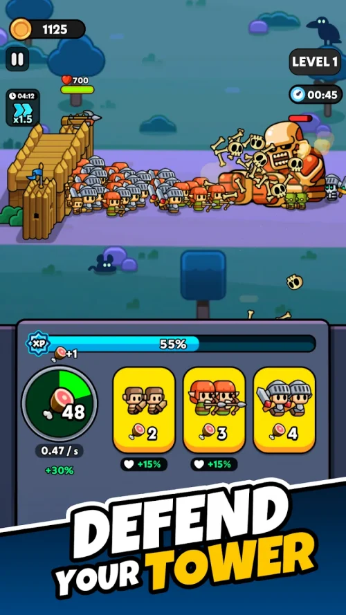 Tiny Warriors Rush – Idle TD