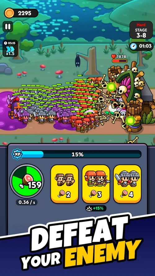 Tiny Warriors Rush – Idle TD