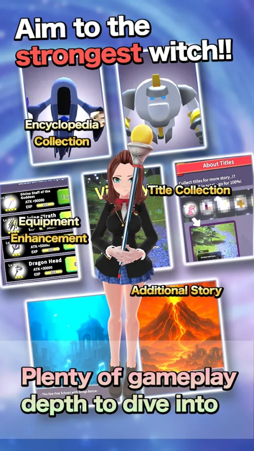 Witch Growth: Idle Clicker RPG