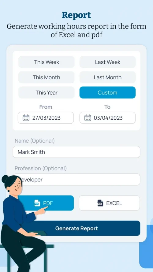 WorkSheet: Log Working Hours
