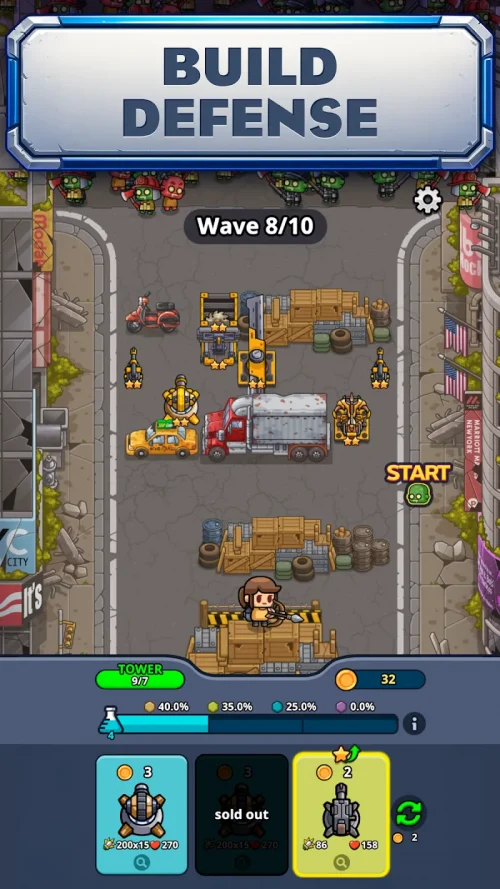 Zombie Fortress: Trap Defense