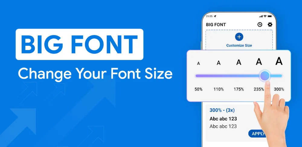 Big Font: Change Font Size