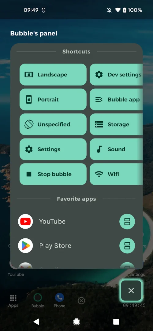 Bubble: Apps in split screen