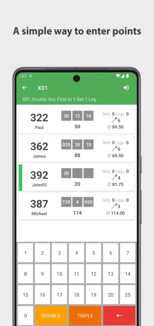 Darts Assistant: Scoring App