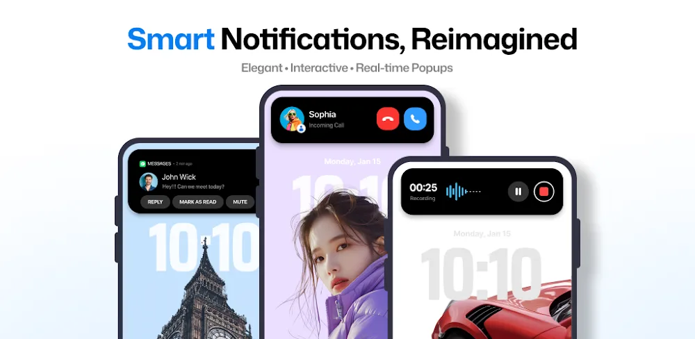 Dynamic Notch Notification Bar