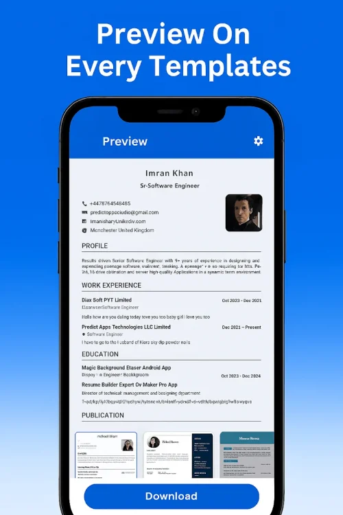 Fast CV Maker: Resume Builder