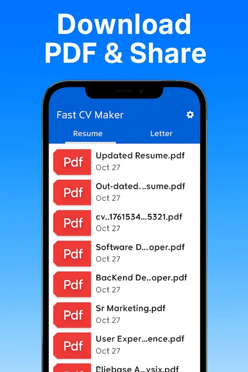 Fast CV Maker: Resume Builder