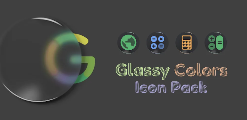 Glassy Colors Icons
