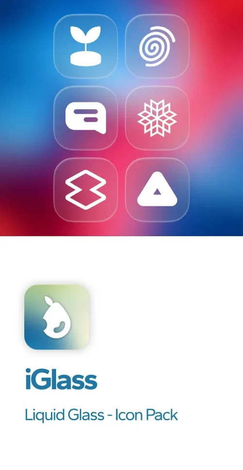 iGlass OS 26 Icon Pack