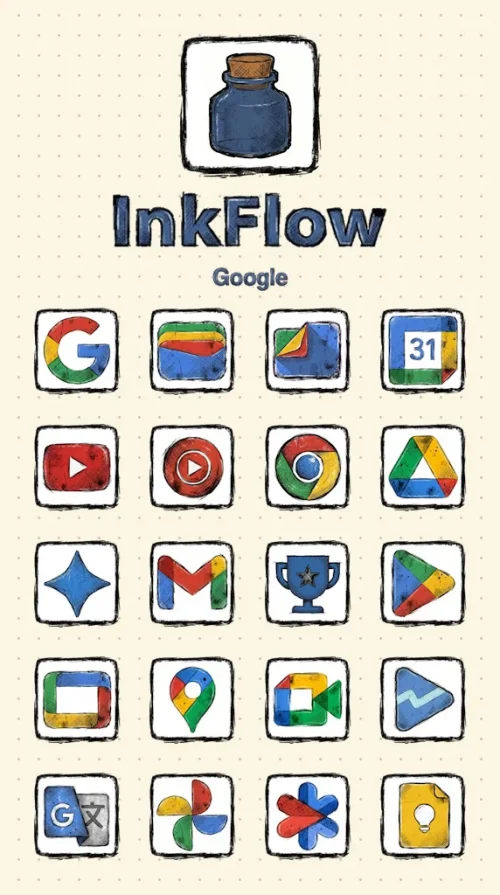 InkFlow Icon Pack