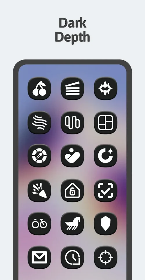 One 3D Dark Icon Pack