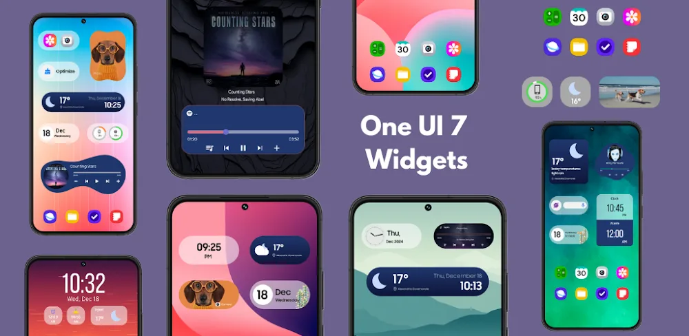 One UI 7 Widgets