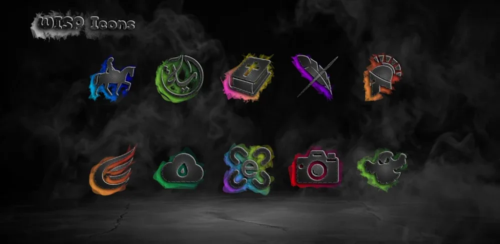 OneUI Wisp Dark Icons