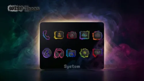 OneUI Wisp Dark Icons