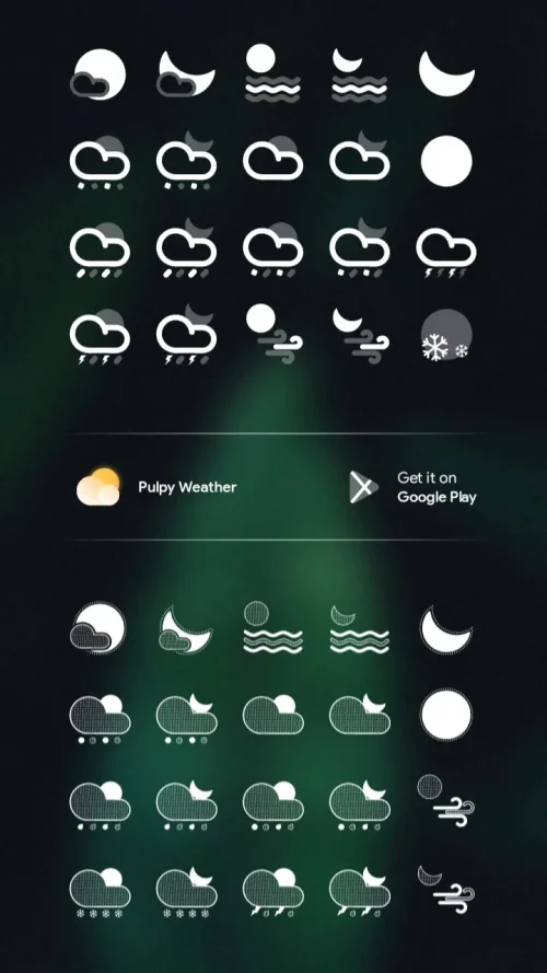 Pulpy Weather – Kwgt/Klwp/Klck