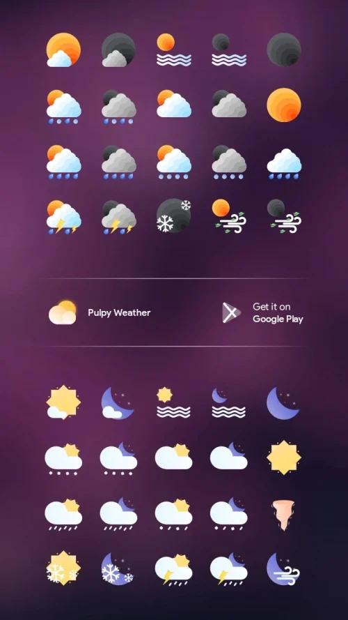 Pulpy Weather – Kwgt/Klwp/Klck