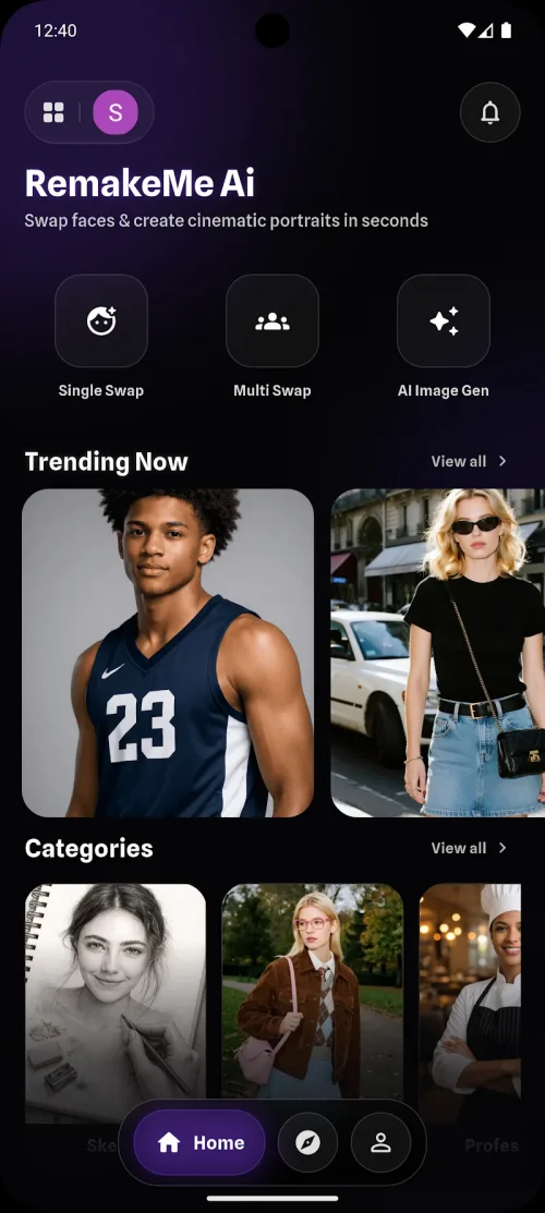 RemakeMe : Face Swap AI Magic